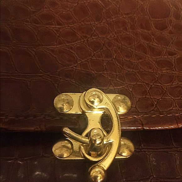 1950s true unique vintage boxy gator pinup bag♥️ - Picture 8 of 8